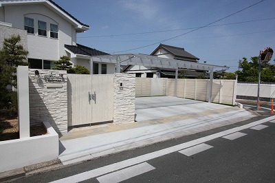 株式会社サンエクス　施工事例　豊橋市　外構工事　エクステリア