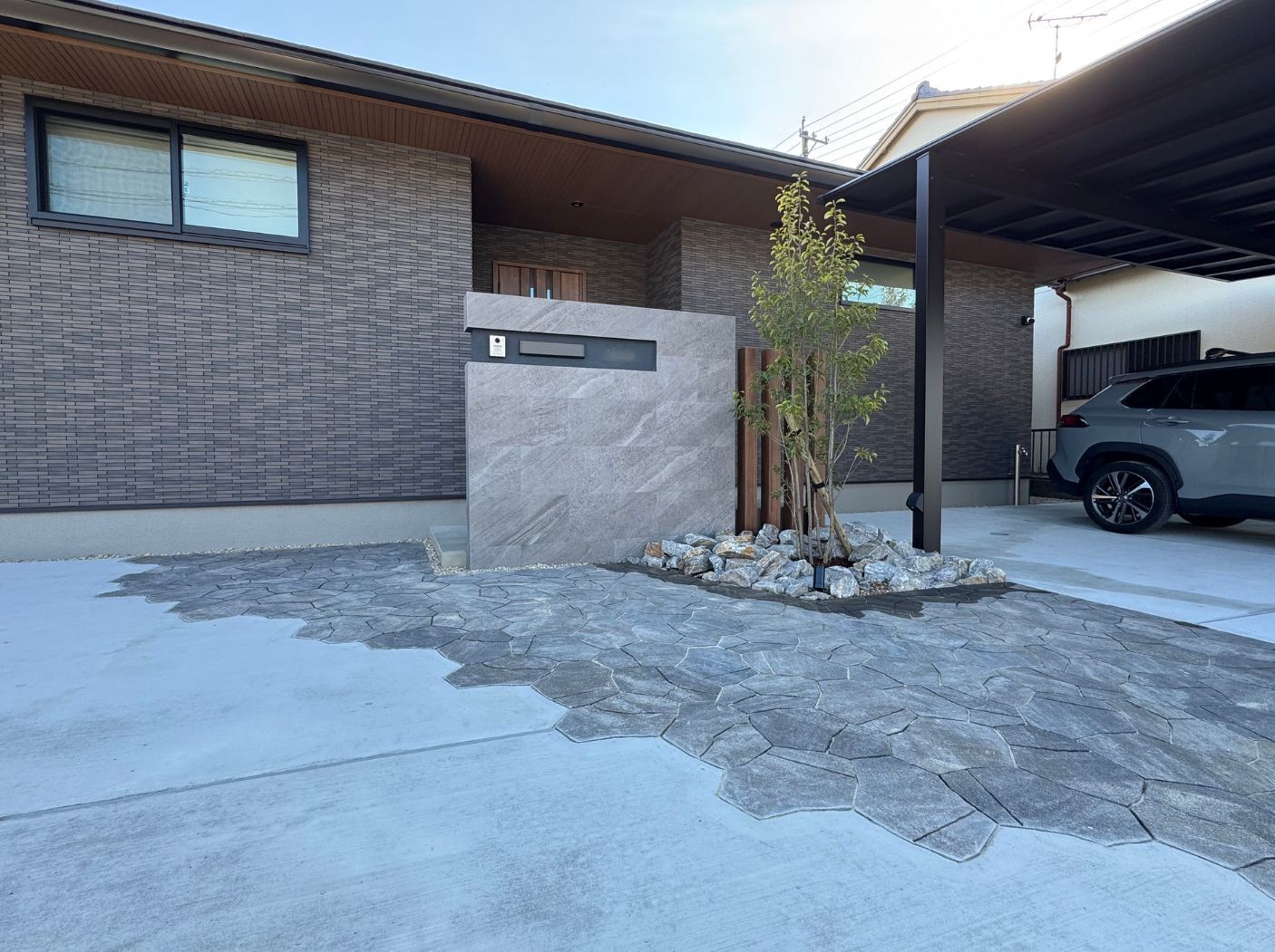 豊川市　豊橋市　サンエクス　施工事例　オープンエクステリア